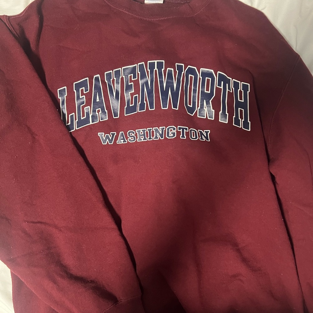 Leavenworth Maroon Sweater